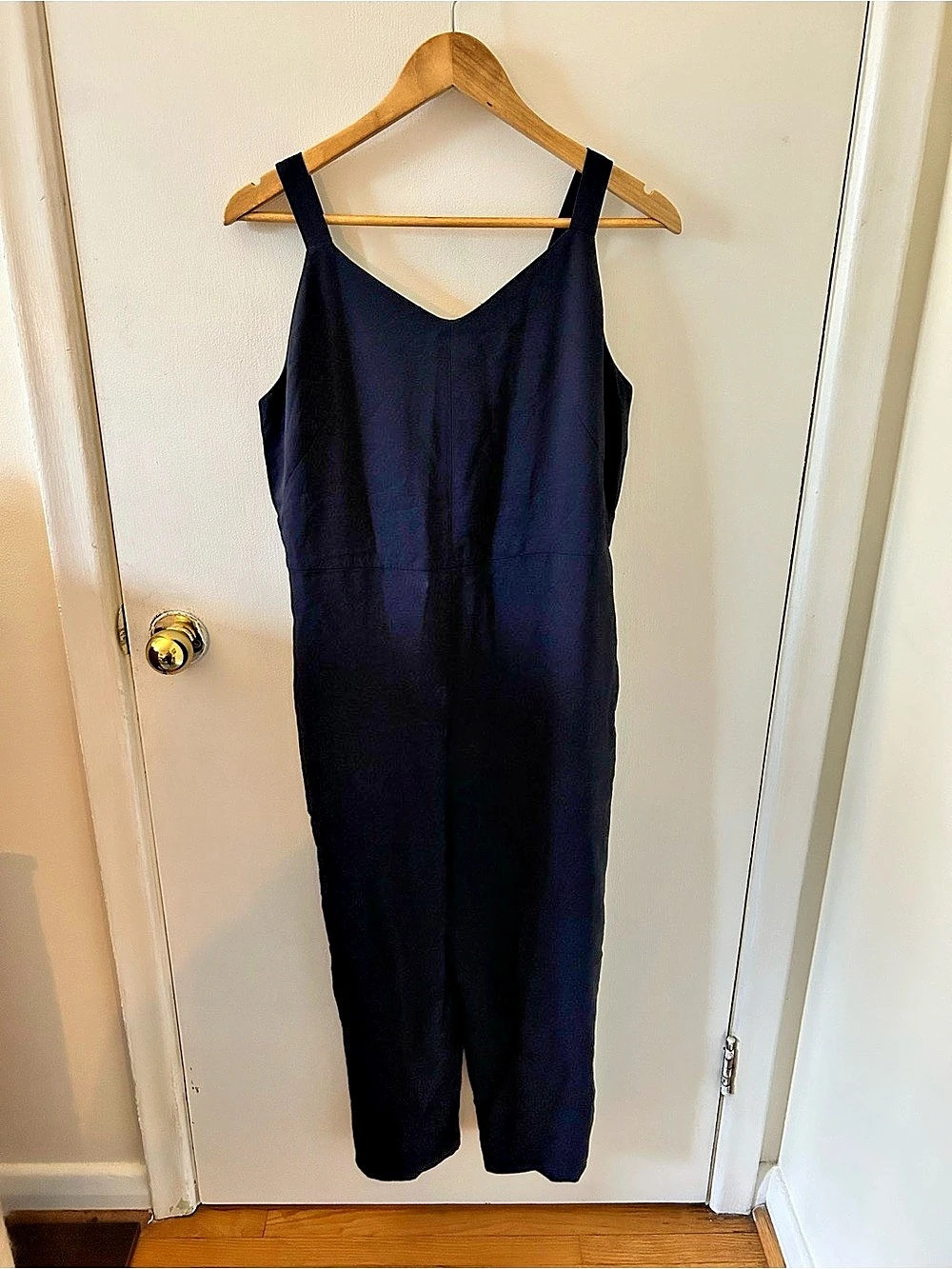 Everlane The Japanese GoWeave Essential Jumpsuit Black Small